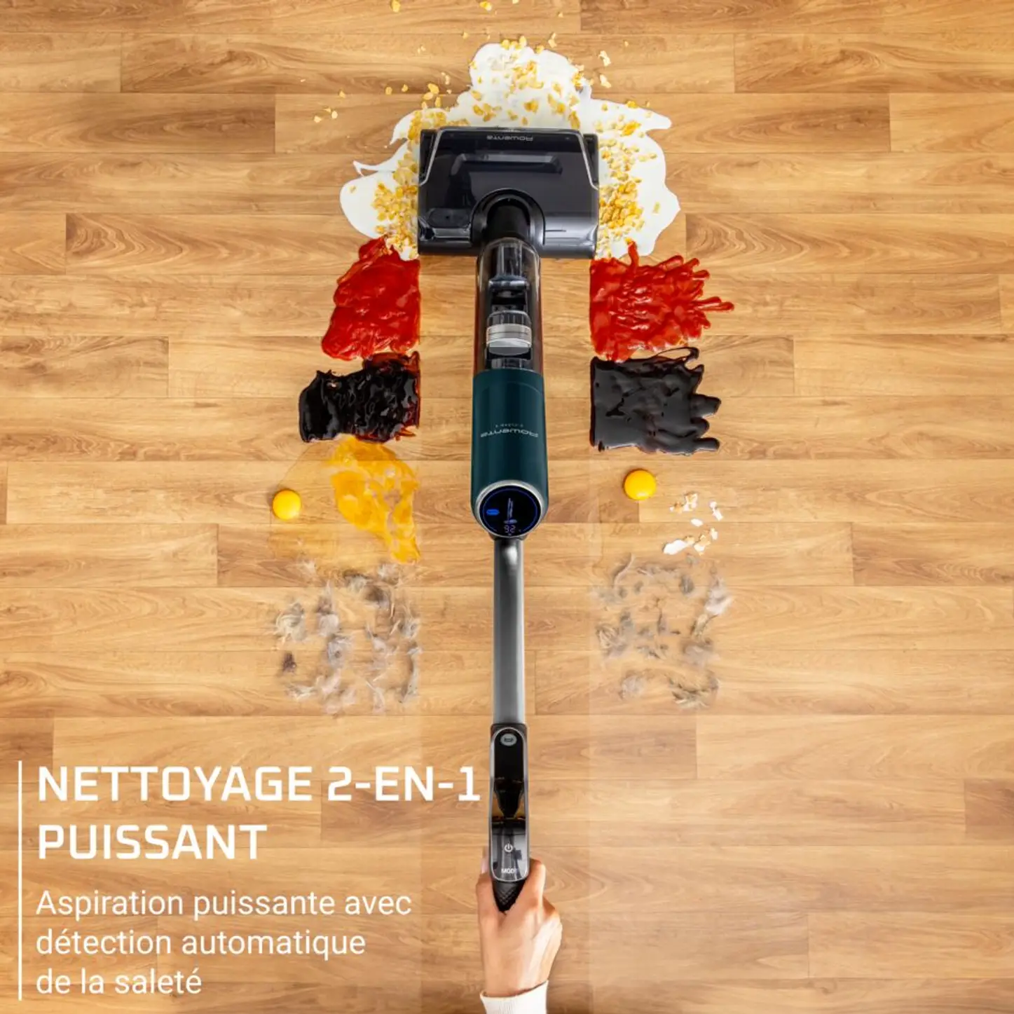 X-Clean 7, Aspirateur laveur sans fil, Longue autonomie, Nettoyage et séchage automatique